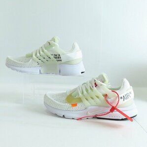 【未使用】NIKE×OFF-WHITE/ナイキ×オフホワイト THE 10 AIR PRESTO/エア プレスト AA3830-100/28 /080の画像4