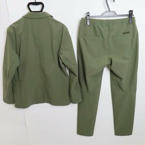 ☆【未使用】DESCENTE/デサント THE ONE テーラードジャケット/パンツ/セットアップ カーキ DX-C2371AP/DX-C2374AP/M /080の画像2