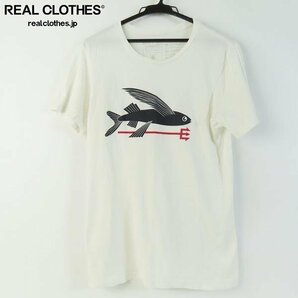 ☆patagonia/パタゴニア Flying Fish Organic T-Shirt フィッシュ プリント Tシャツ 39145 XS /LPLの画像1