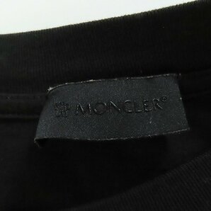 ☆【JPタグ】MONCLER/モンクレール 刺繍 半袖 Tシャツ ブラック S /LPLの画像3