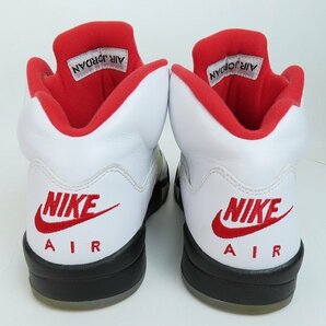 NIKE/ナイキ AIR JORDAN 5 RETRO OG FIRE RED エアジョーダン5 DA1911-102 27 /080の画像2