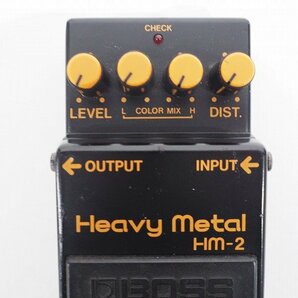 【難有り】BOSS/ボス HM-2 HEAVY METAL/ヘビーメタル 日本製 歪み系 ディストーション エフェクター /000の画像3