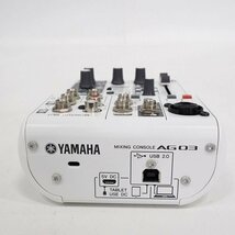 YAMAHA/ヤマハ AG03 ミキシングコンソール ミキサー ウェブキャスティングミキサー【通電確認済】 /060_画像6