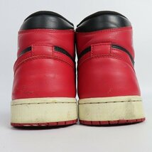 【観賞用】NIKE/ナイキ 2013年 AIR JORDAN 1 RETRO HIGH OG/エアジョーダン1 ブレッド 555088-023/28 /080_画像2