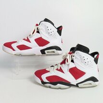 NIKE/ナイキ AIR JORDAN 6 RETRO CARMINE/エアジョーダン6 レトロ カーマイン CT8529-106/28 /080_画像4