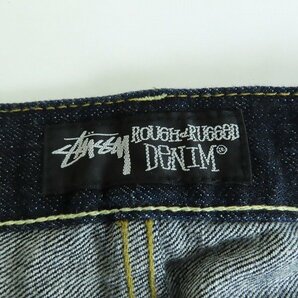 STUSSY/ステューシー ペイント デニム パンツ/34 /060の画像4