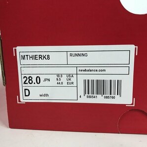 【未使用】New Balance/ニューバランス Fresh Foam X Hierro v8/フレッシュフォーム ヒエロ MTHIERK8/28 /080の画像9