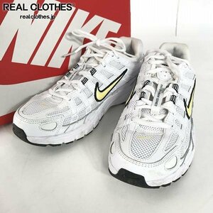 NIKE/ナイキ P-6000 ホワイト レモンシフォン スニーカー FN4294-100/25.5 /080