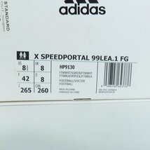 【未使用】adidas/アディダス X スピードポータル 99 LEA 1 FG HP9130/26.5 /080_画像9