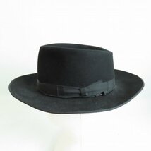 Borsalino/ボルサリーノ フェルトハット ブラック /080_画像3