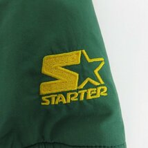 ☆STARTER/スターター NBA アスレチックス リバーシブル スタジャン/L /080_画像6