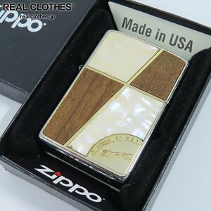 ZIPPO/ジッポー シェル＆ウッド プレート 2019年製 /LPL