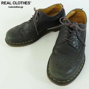 Dr.Martens/ドクターマーチン 5ホール ウィングチップレザーシューズ メンズ 11845 AW004/UK7 /080の画像1