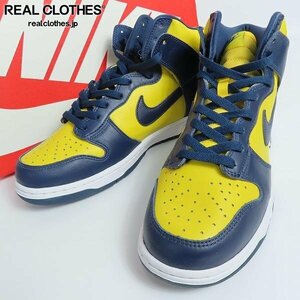 NIKE/ナイキ DUNK HI SP/ダンク ハイ スペシャル MICHIGAN VARSITY MAIZE CZ8149-700/28.5 /080