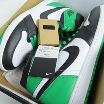 【未使用】 NIKE/ナイキ AIR JORDAN 1 RETRO HIGH OG CELTICS LUCKY GREEN/セルティックス ラッキー グリーン DZ5485-031/30 /080_画像7