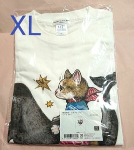 ヒグチユウコ 大哺乳類展3 Tシャツ ボリス ホワイト XLサイズ
