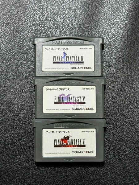 ファイナルファンタジー4 5 6 GBA FF4 FF5 FF6