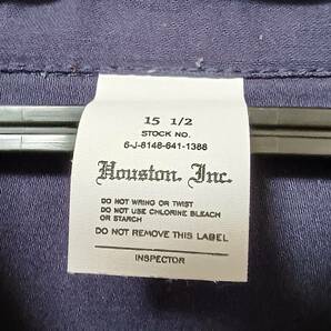 ☆ヒューストン★Houston☆ミリタリーシャツ★Military Shirt☆アメリカ陸軍★US ARMY☆151/2★ジョン・レノン☆Jhon Lennon★紺☆の画像7