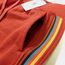 新品 定価12,100円 ポールスミス ジョガーパンツ L レッド アーティストストライプライン ブルー スウェット Paul Smith メンズ【B3081a】_画像6