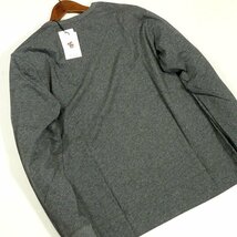 新品 ポールスミス 長袖カットソー L 濃灰 マルチストライプ マルチラビット うす手 ロンTシャツ Paul Smith メンズ【2987a】_画像4