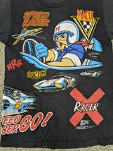 レア マッハGOGOGO Tシャツ speed racer スピードレーサー ビンテージ M ブラック 黒 pulpfiction パルプ・フィクション ランス_画像3