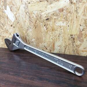 [TH-2061] unused exhibition goods AIGO.. industry Monkey - wrench 375MM PER.NO.374091 maximum opening approximately 46.5mm