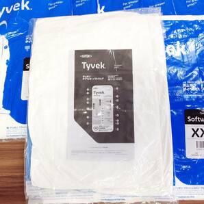 【TH-2335】未使用 DUPONT 旭・デュポン Tyvek タイベック ソフトウェア Ⅱ 化学防護服 10枚セット Ⅱ型 size:XXLの画像3