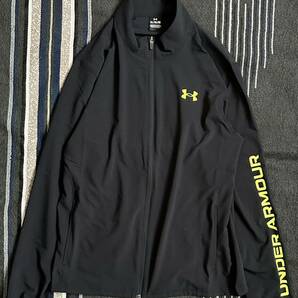 UNDER ARMOUR 新品未使用NEWMODEL UAフレッシュウーブン フルジップ ジャケット・UAフレッシュウーブン パンツトレーニングウェア４セットの画像3