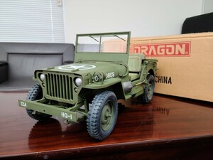  Dragon made America land army 1/4 ton 4×4 small size army for car 1/6 size display model final product Jeep 