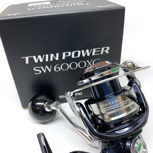 tu122　SHIMANO　シマノ　21　ツインパワー　SW6000XG　04226　スピニングリール　※中古美品