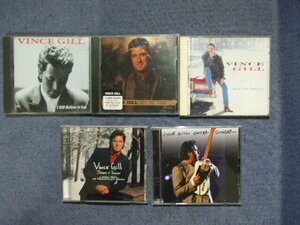 送料160円★5CD★ヴィンス・ギル　Vince Gill ★NEXT BIG THING他　カントリー？