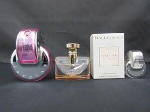 中古 ブルガリ BVLGARI 香水 レディース ブルガリ スプレンディダ ローズ ローズ オ−ドパルファム 15ml 等 3点