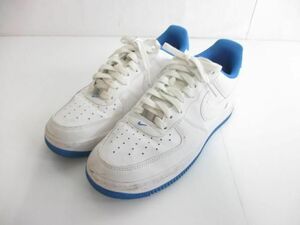 中古 ナイキ NIKE ナイキ エアフォース ロー DR9867-101 26cm ホワイト/ユニバーシティー ブルー メンズ