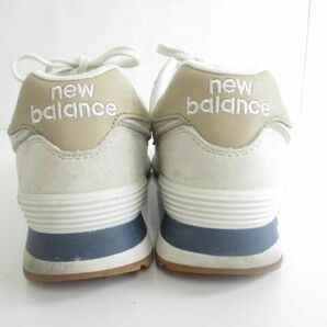 良品 ニューバランス New Balance ローカットスニーカー ML574LGI 25cm グレー ネイビー ユニセックスの画像5