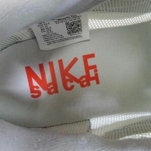 良品 ナイキ NIKE ×サカイ ワッフルサミット BV0073-100 27cm ホワイト グレー メンズの画像7