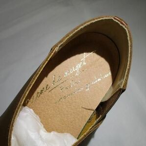 新品 未使用 アロマドミュゲ arome de muguet レザーフラットシューズ ブーツ 2点 S 22cm 日本製 レディースの画像8