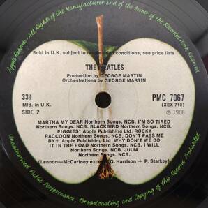 全面An EMI表記無 マトオール1 THE BEATLES【WHITE ALBUM】 PMC 7067-8 mono盤 付属品完品 保護紙有 UKファーストプレスの画像7