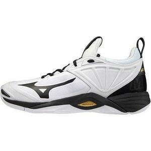 Обувь для волейбола специального продукта 25,5 Mizuno Wave Momentum 2 White x Black x Gold V1GA2112 09