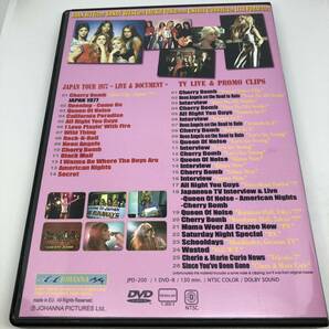 【DVD】ザ・ランナウェイズ The Runaways Suckin All Cherries Japan Tour 1977の画像4