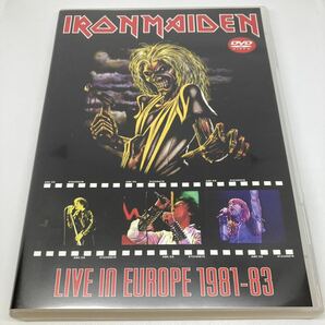 【DVD】IRON MAIDEN アイアンメイデン LIVE IN EUROPE 1981-83 fox berryの画像1