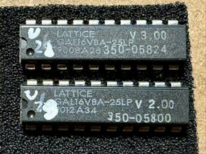 GAL16V8D-25LP LATTICE V3.00 V2.00 2個セット