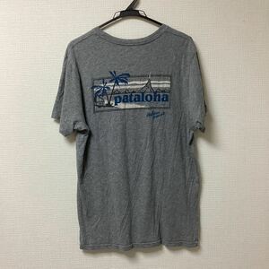 patagonia パタゴニア パタロハ Tシャツ ハワイ限定 グレー メンズ M(Slim Fit) ゆうパケットポスト発送 