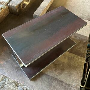 200mmH鋼材(作業台、溶接台、アンビル 、金床、鉄板、インテリア等