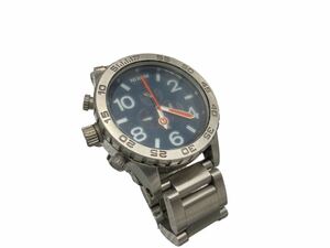 nixon ニクソン THE 51-30 CHRONO SIMPLIFY GUNSHIP ガンシップ 紺 文字盤 ネイビー 不動 ステンレス クロノグラフ 