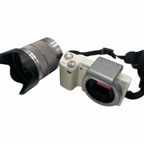 SONY ソニー ミラーレス一眼カメラ α NEX-5N 16mm F2.8 E 18-55mm F3.5-5.6 中古品 通電 動作確認済み 付属品 ボディ の画像5