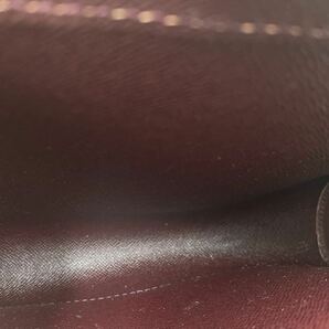 中古品 Louis Vuitton ルイヴィトン タイガ バイカル ストラップ付 セカンドバッグ アカジュ― ボルドー系 M30186 クラッチバッグの画像4