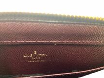 中古品　Louis Vuitton　ルイヴィトン　タイガ　バイカル　ストラップ付　セカンドバッグ　アカジュ―　ボルドー系　M30186 クラッチバッグ_画像3