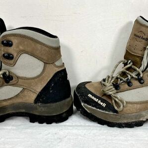 mont-bell モンベル GORE-TEX 24.5 サイズ トレッキングシューズ 登山靴 ブーツ アウトドア スポーツ 登山 靴 アンティーク 現状品の画像3