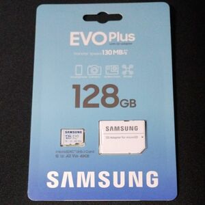 Samsung EVO Plus microSDXCカード 新品未使用 128GB