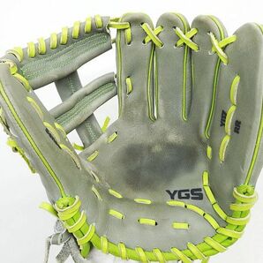 YGS 山本グラブスタジオ Y117 RR 軟式 内野手用 グローブ グラブ グレー系 現状品 ★2722 の画像6